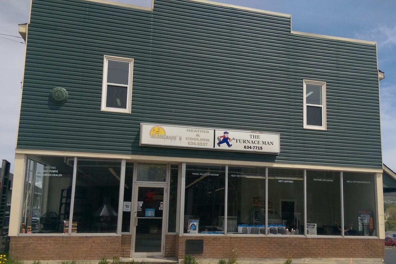 Blanchard’s storefront on Broadway, Corner Brook